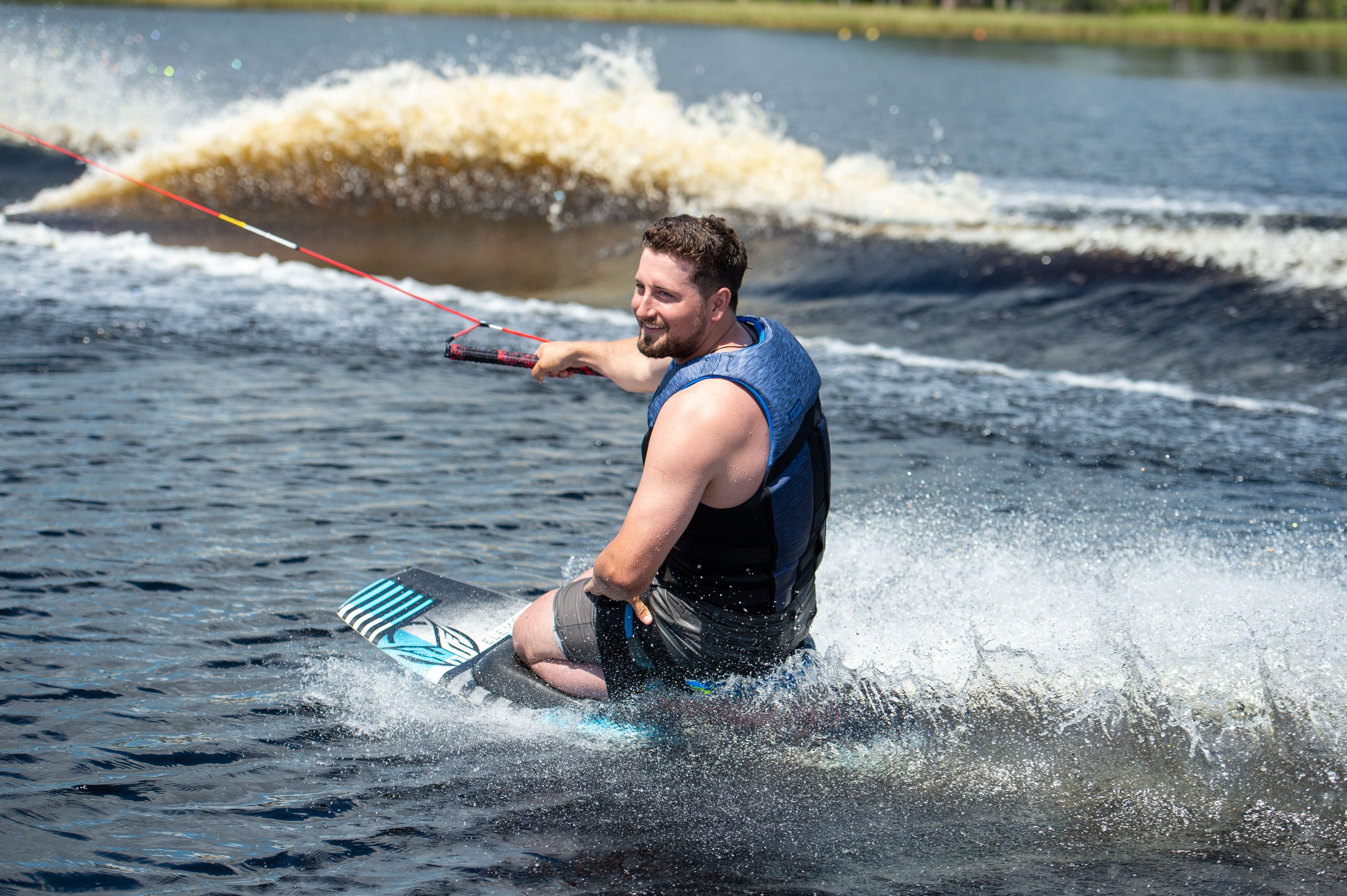 What is kneeboarding?