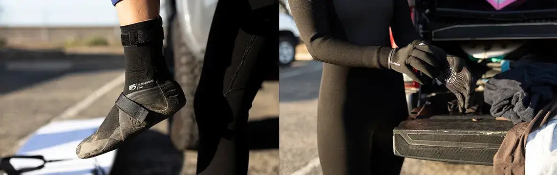 Wetsuit gloves and boots deals