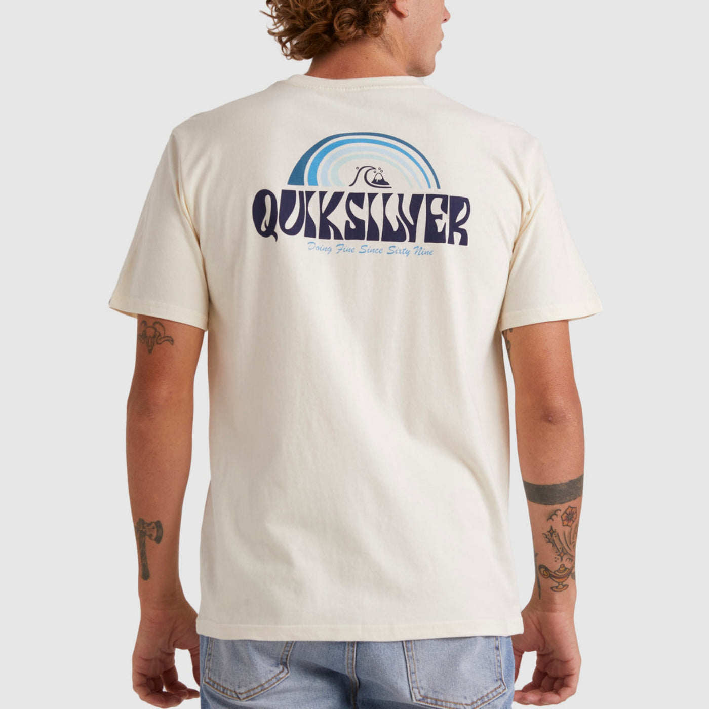 Quiksilver Above The Clouds Tee - Birch