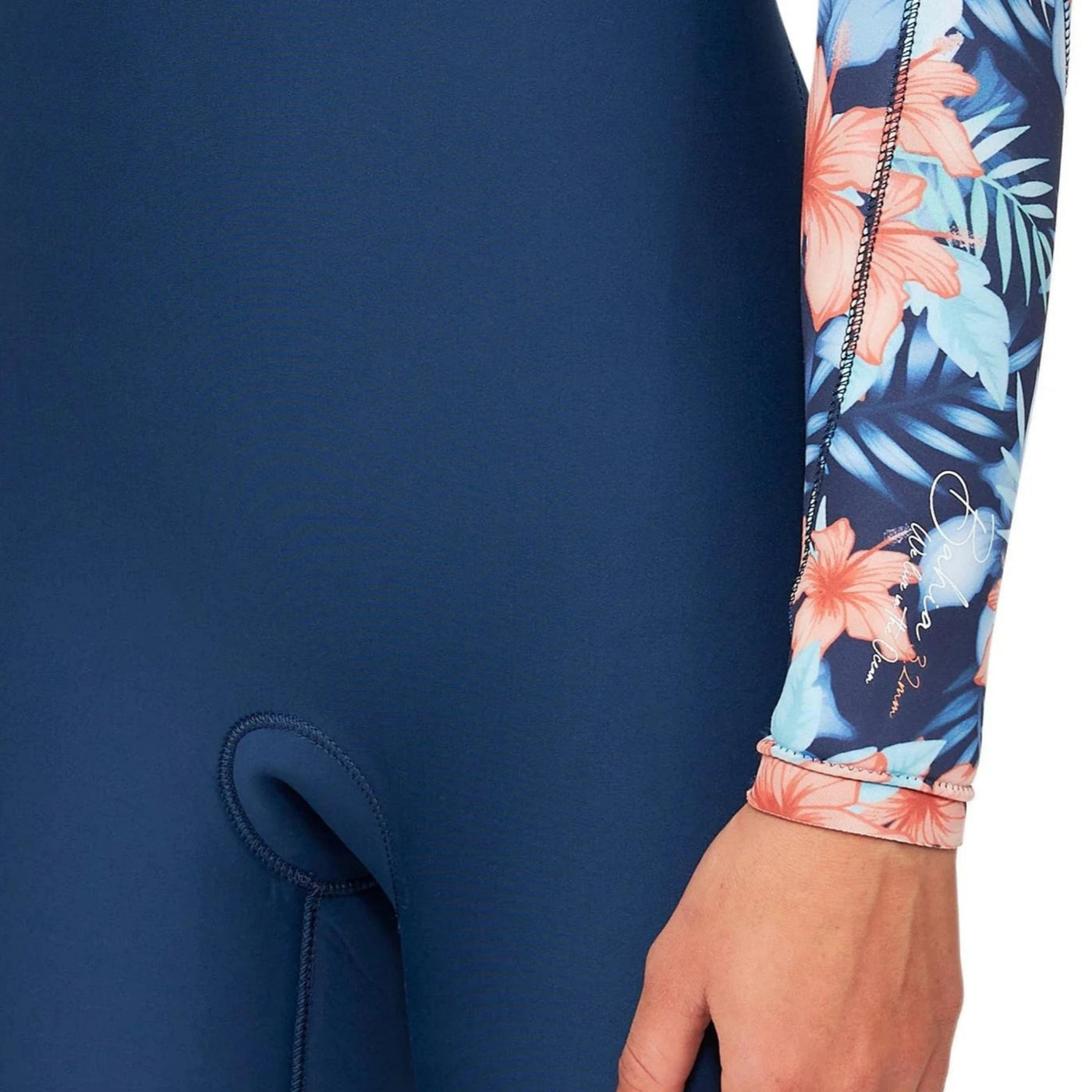 O'Neill Girls Bahia Lost Palms 4/3mm Steamer Wetsuit - Back Zip