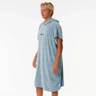 Rip Curl Brand Hooded Towel - Dusty Blue