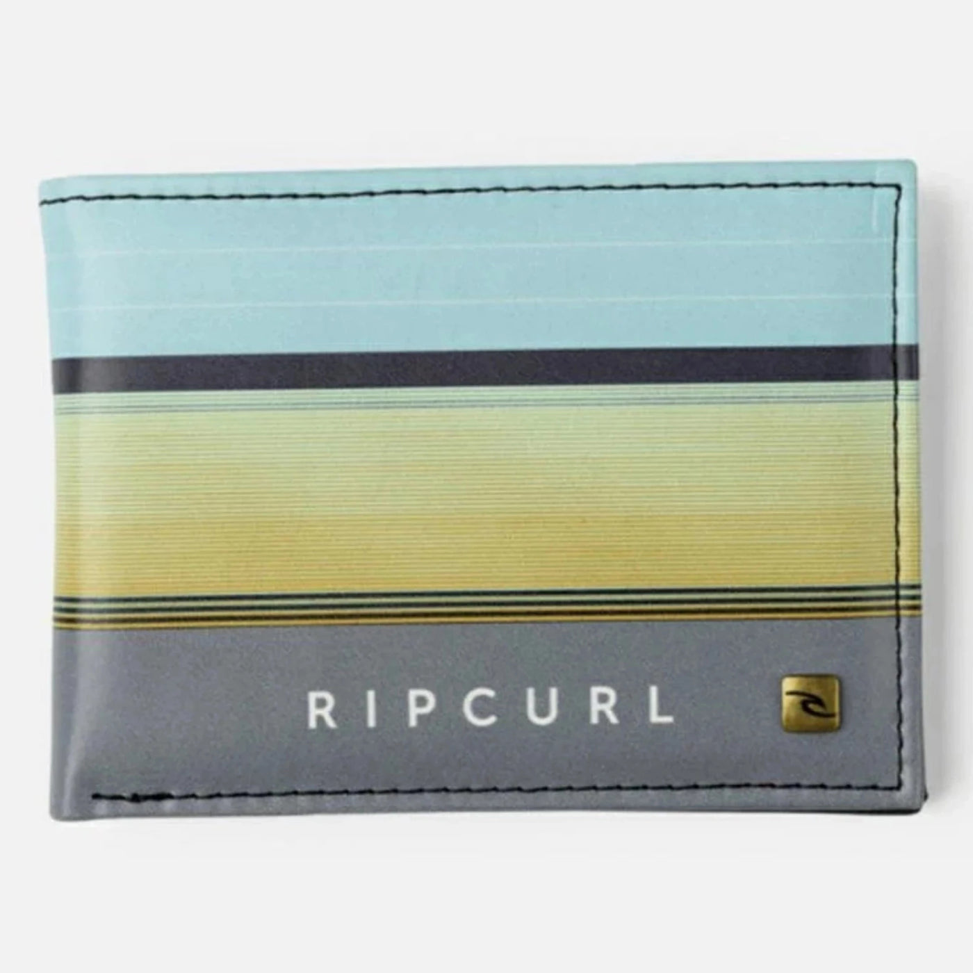 Rip Curl Combo Pu Slim Wallet - Black/Grey/Aqua