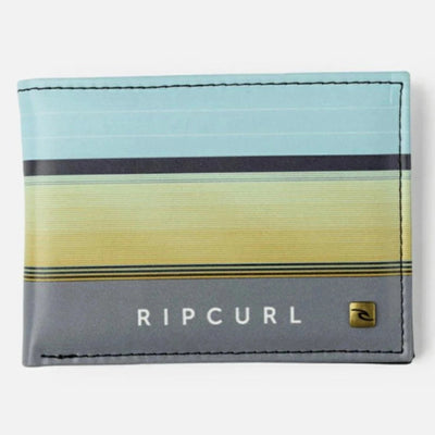 Rip Curl Combo Pu Slim Wallet - Black/Grey/Aqua