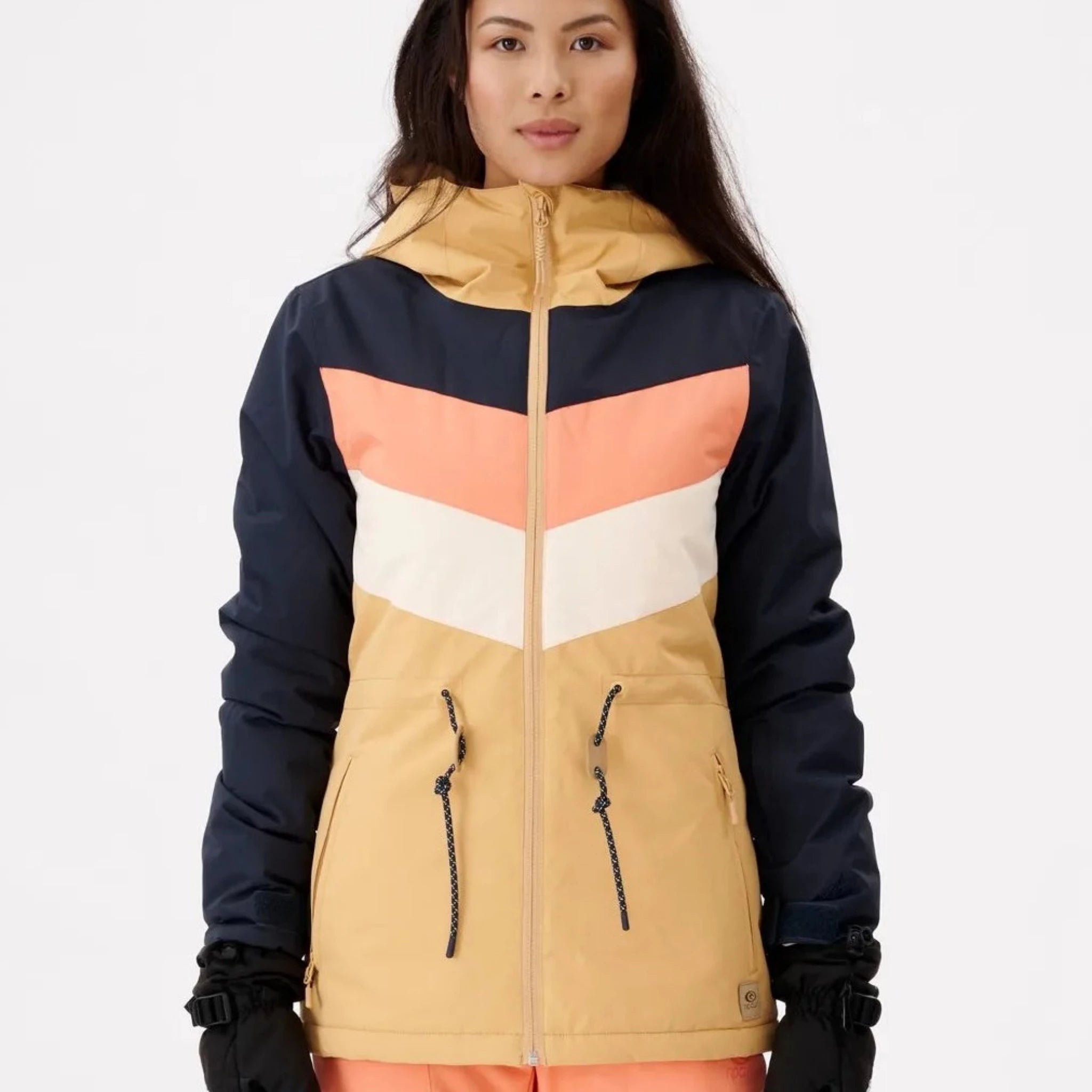 Rip Curl Womens Rider Betty Snow Jacket Navy Rapid Surf And Ski