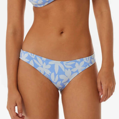 Rip Curl Holiday Tropics Standard Full Coverage Bikini Bottoms - Mid Blue