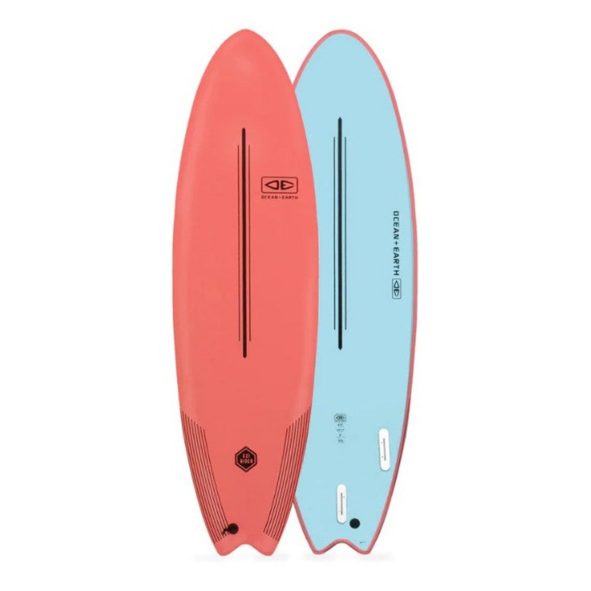 オーシャン＆アース　O&E EZI-RIDER SOFTBOARD 7'6 CORAL Soft Board | Ezi-Rider 7'6