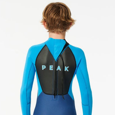 Peak Junior Energy 3/2mm Flatlock Steamer Wetsuit - Blue