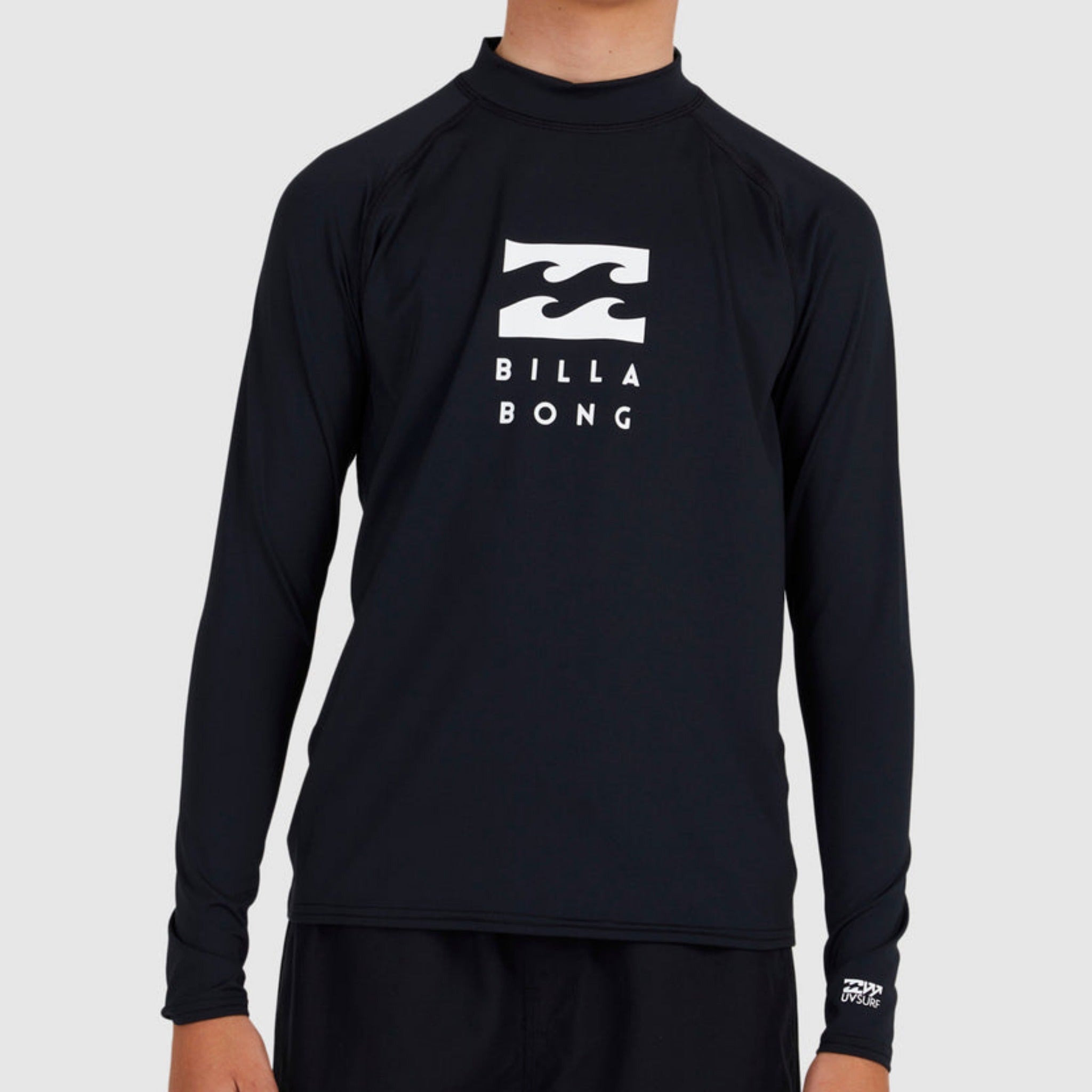 Billabong Boys Union Long Sleeve Rash Vest Black Rapid Surf & Ski