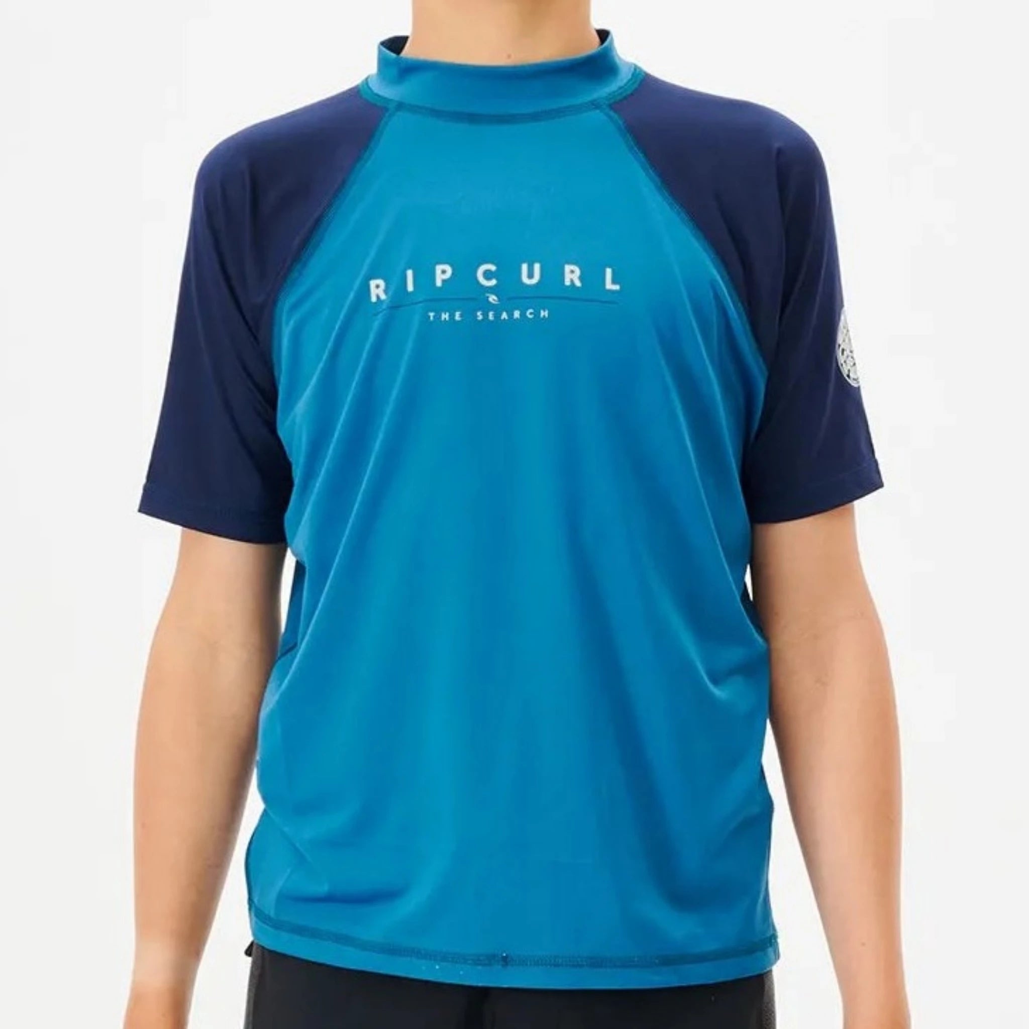 Rip Curl Boys Shockwave Short Sleeve Rash Vest Rapid Surf & Ski