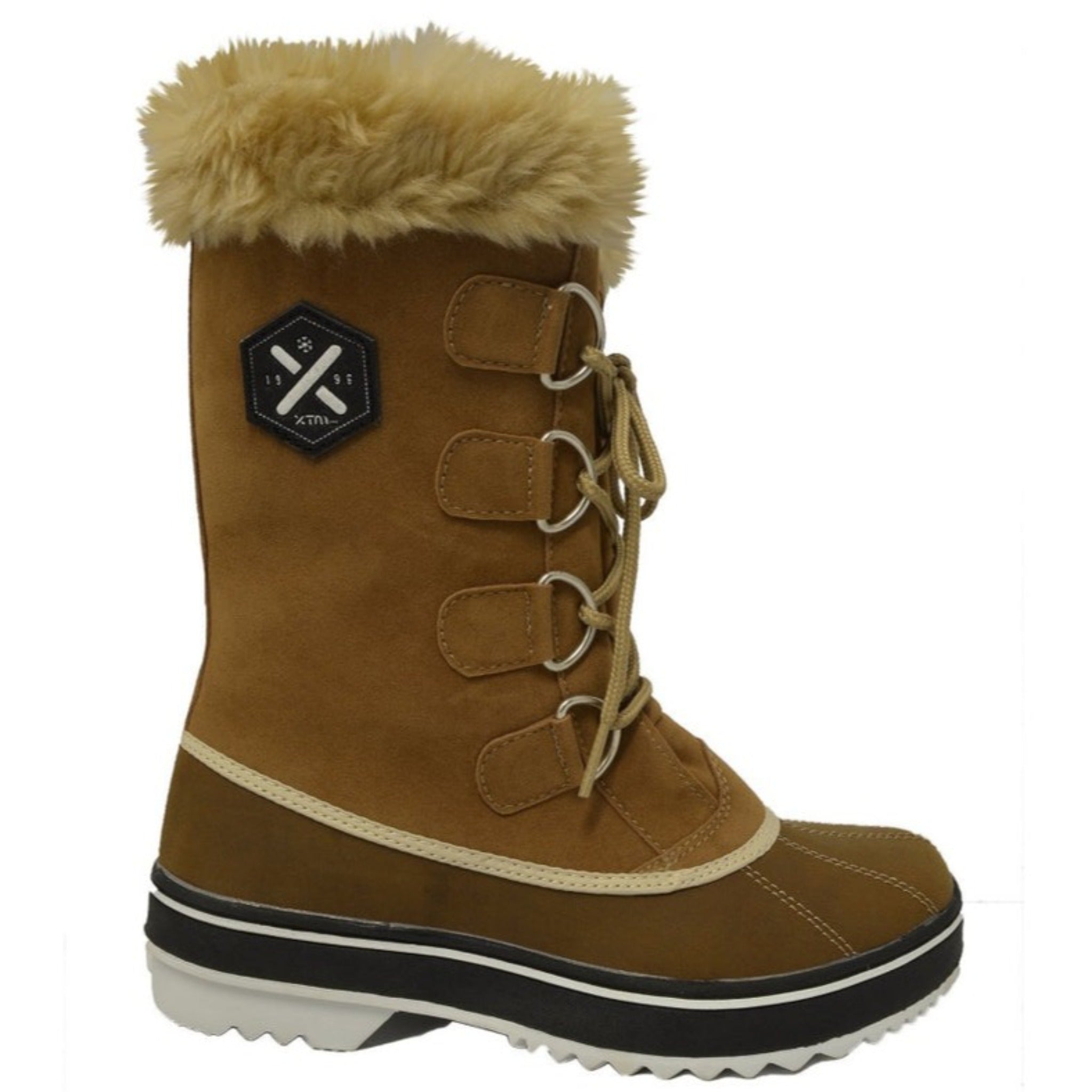 Juno faux hot sale shearling trim boot