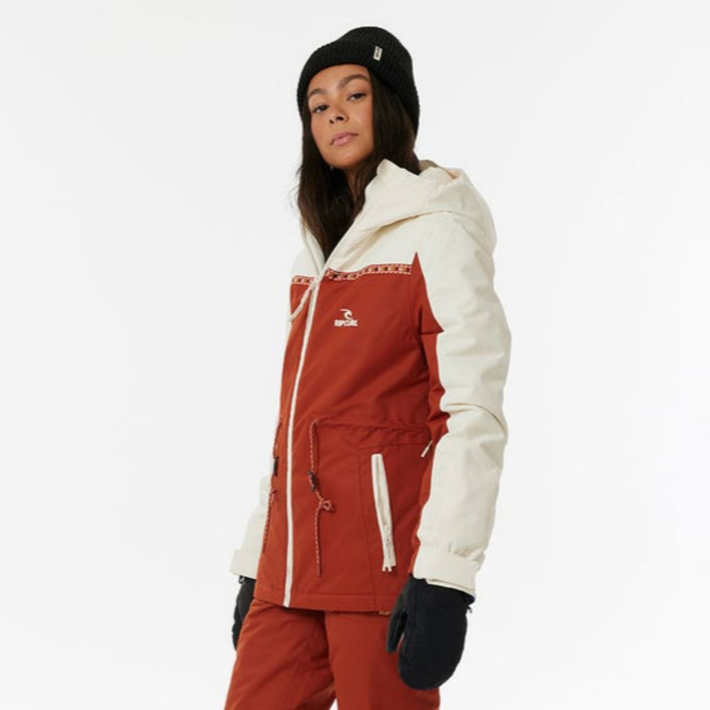 Rip Curl Women's Rider Betty Snow Jacket - Burnt Red