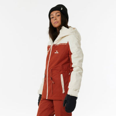 Rip Curl Women's Rider Betty Snow Jacket - Burnt Red