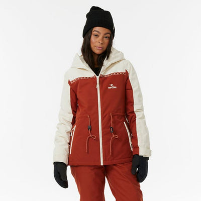 Rip Curl Women's Rider Betty Snow Jacket - Burnt Red