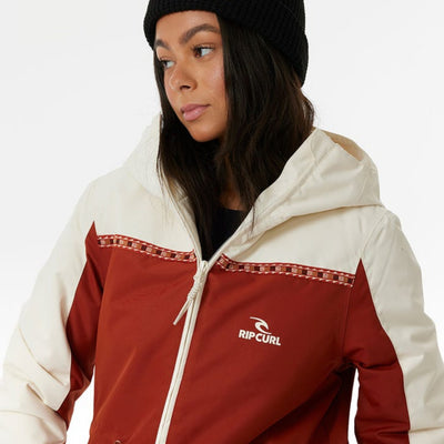 Rip Curl Women's Rider Betty Snow Jacket - Burnt Red