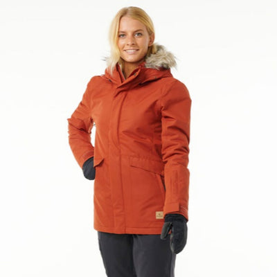 Rip Curl Women's Rider Parker Snow Jacket - Burnt Red