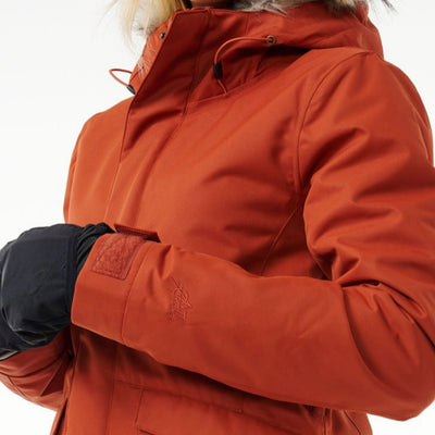 Rip Curl Women's Rider Parker Snow Jacket - Burnt Red