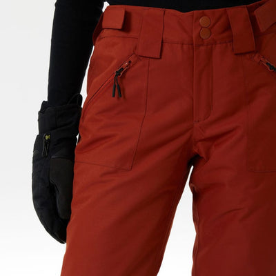 Rip Curl Rider High Waist Women's Snow Pants - Burnt Red