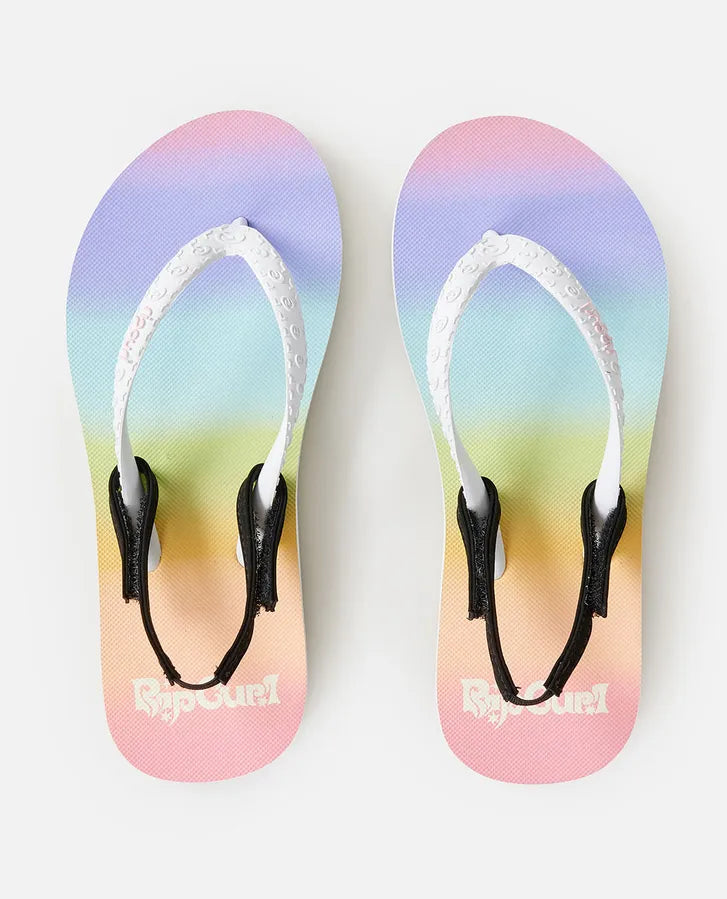 Rip Curl Girls Mixed Bloom Thongs  - Multi Colour