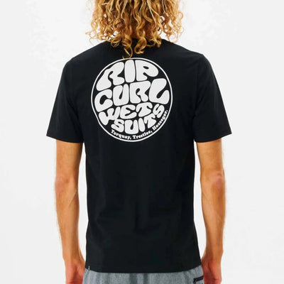 Rip Curl Icons of Surf Short Sleeve Rashie - Black