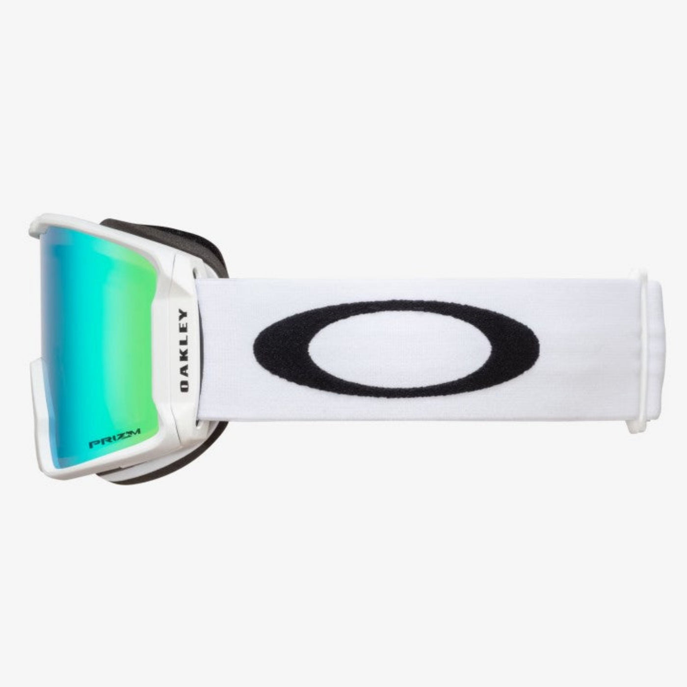 Oakley Line Miner - White, Prizm Snow Jade Iridium Lens (Medium)