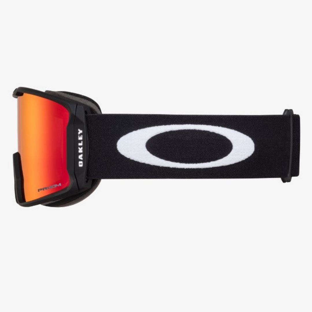 Oakley Line Miner Snow Goggle-Black,Prizm Snow Torch Iridium