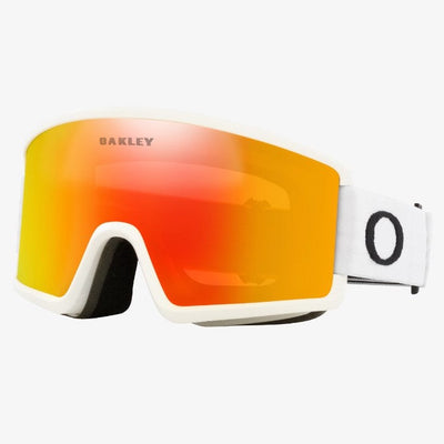 Oakley Target Line - White, Fire Iridium Lens (Medium)
