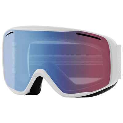 Smith Rally - White Chunky Knit, Blue Sensor Mirror (Small)
