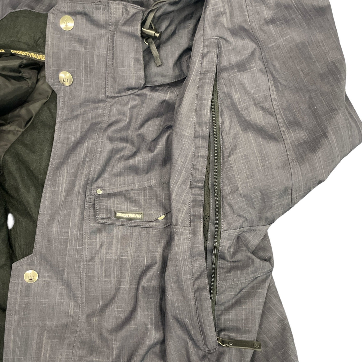 Destyn.Via Men's Nowhere to Somewhere Snow Jacket - Navy