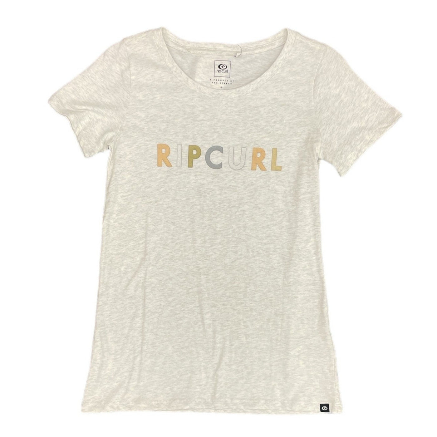 Rip Curl Metallics Tee - Light Grey Marle