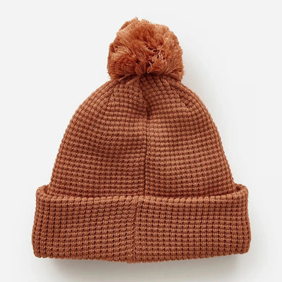 Rip Curl Anoeta Pom Pom Beanie - Light Brown