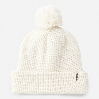 Rip Curl Anoeta Pom Pom Beanie - Off White