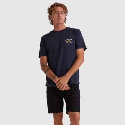 Quiksilver Stay In Bounds Tee - Navy Blazer