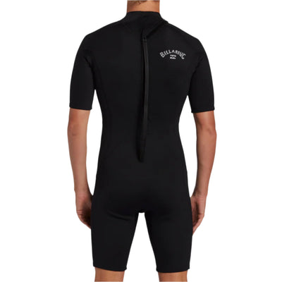 Billabong Foil 2/2mm Short Sleeve Spring Suit - Back Zip