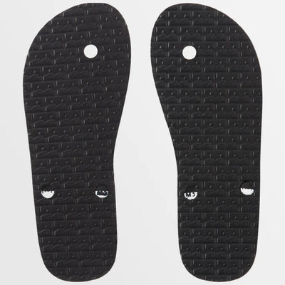 Billabong Men's Stacked Thongs - Black/White