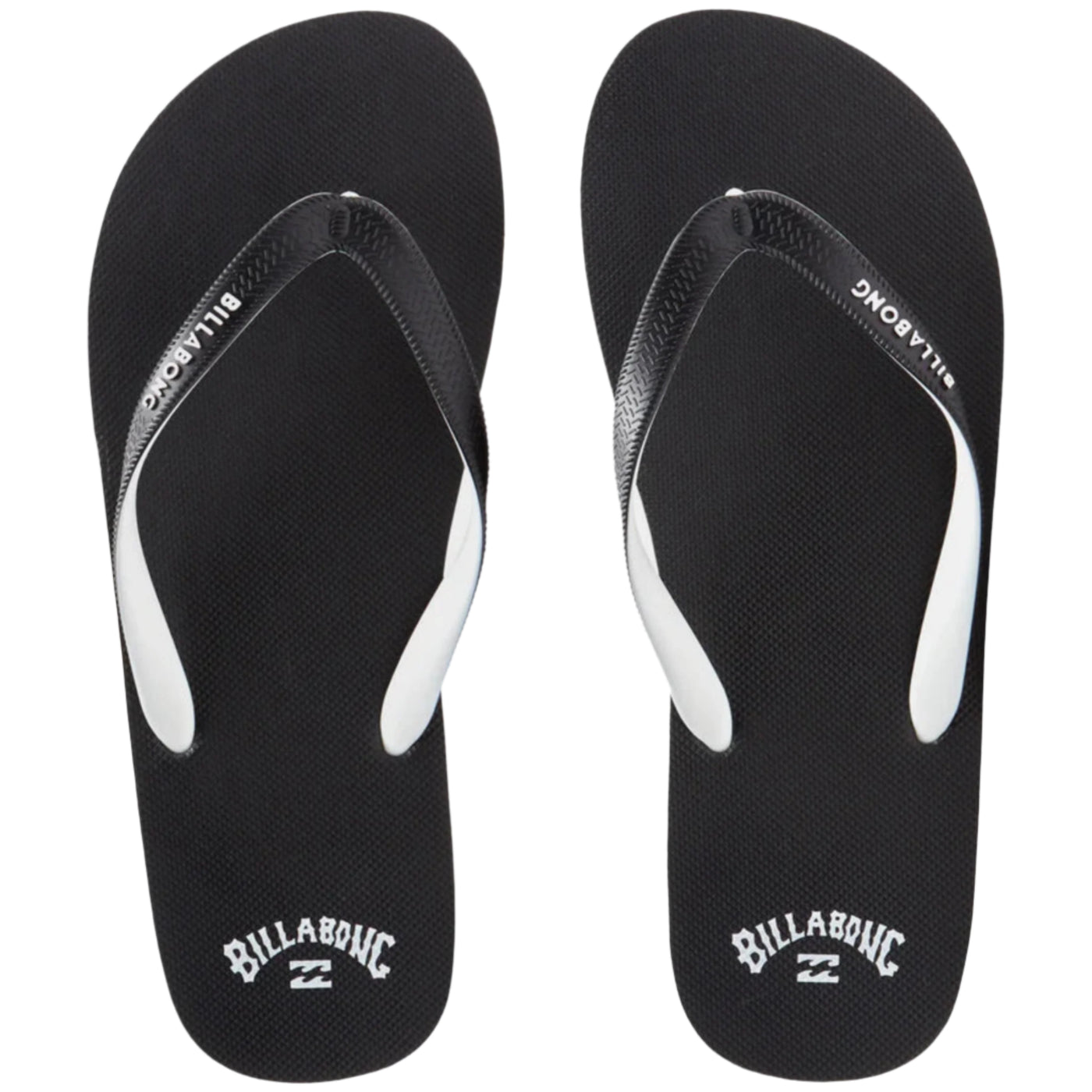 Billabong Men's Stacked Thongs - Black/White