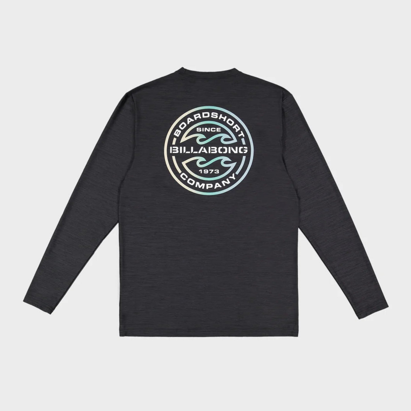 Billabong Rotor Shoreline Long Sleeve Rash Vest - Black Heather