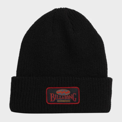 Billabong Throw Back Beanie - Black/Red
