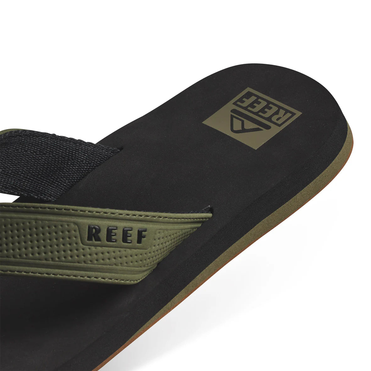 Reef Men's Layback Thongs - Olive