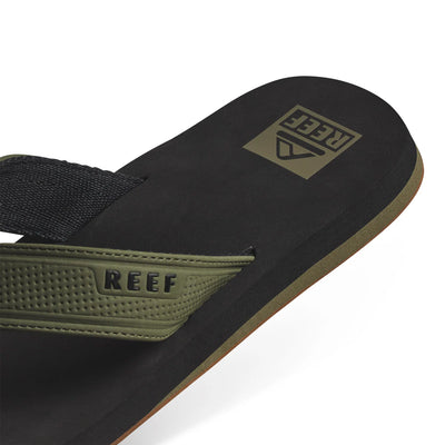 Reef Men's Layback Thongs - Olive