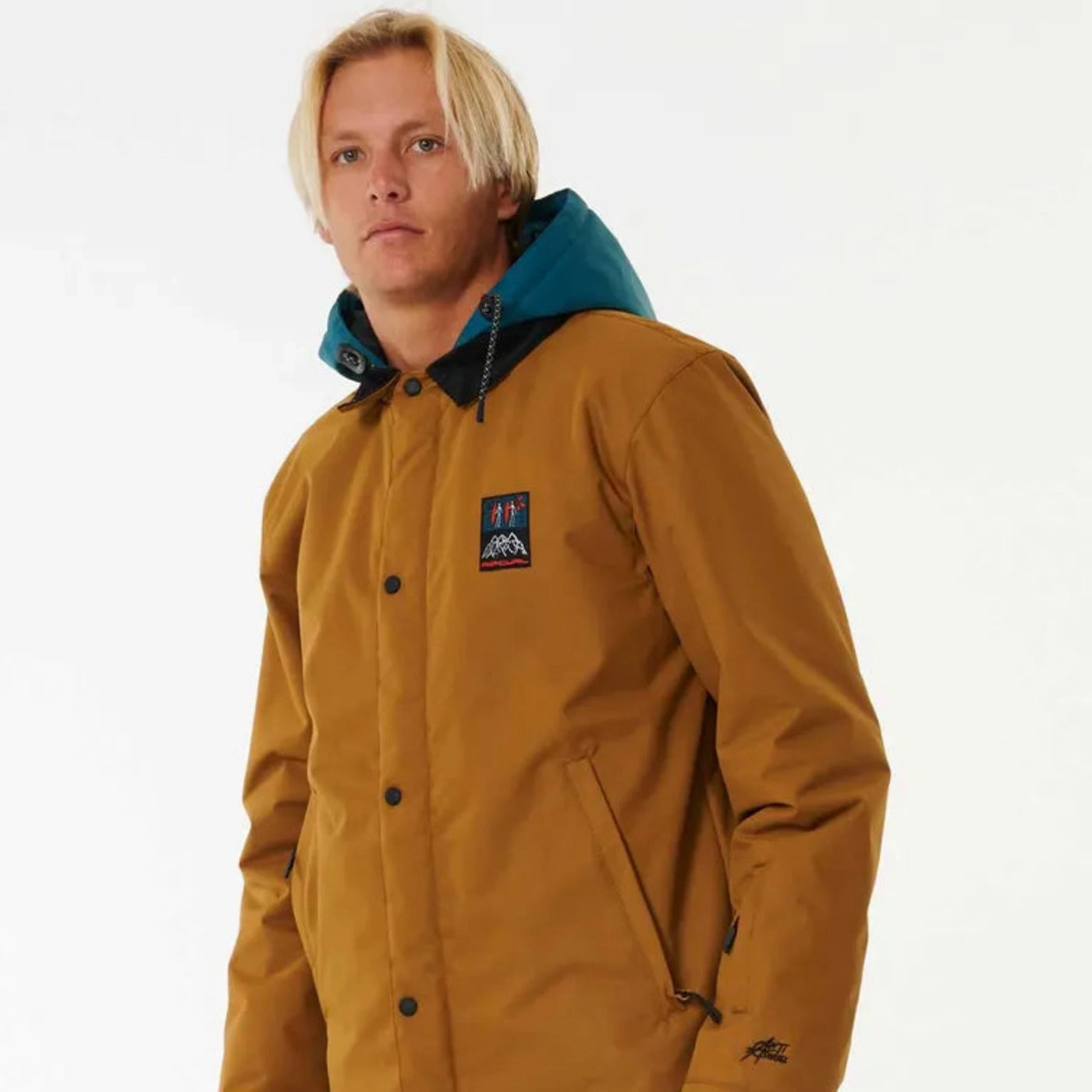 Rip Curl Coaches Snow Jacket - Gold
