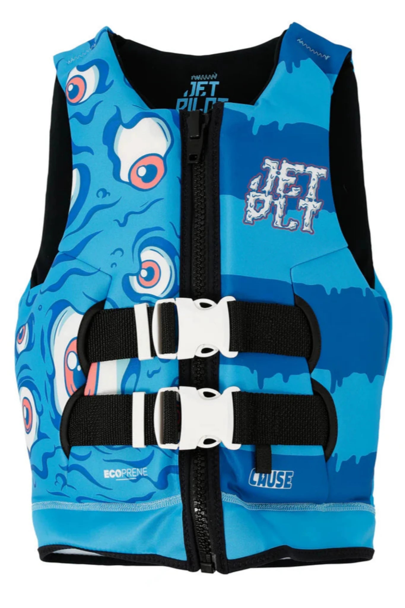 Jetpilot Cause Kids Life Jacket - Monster Blue