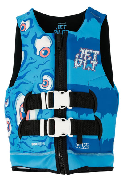 Jetpilot Cause Kids Life Jacket - Monster Blue