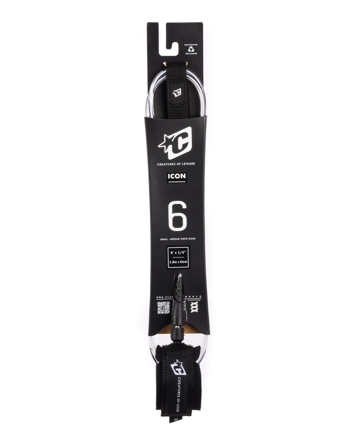 Creatures Leg Rope Icon 6ft - Clear