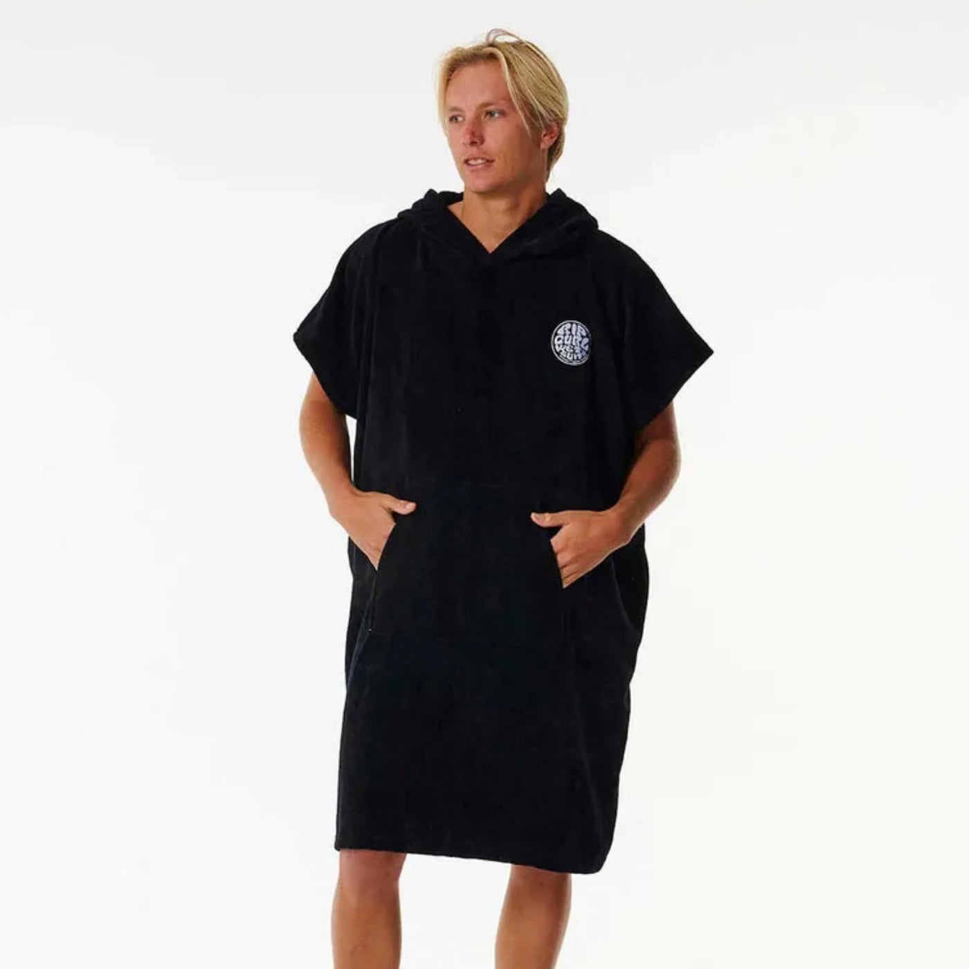 Rip Curl Logo Hooded Towel - Black