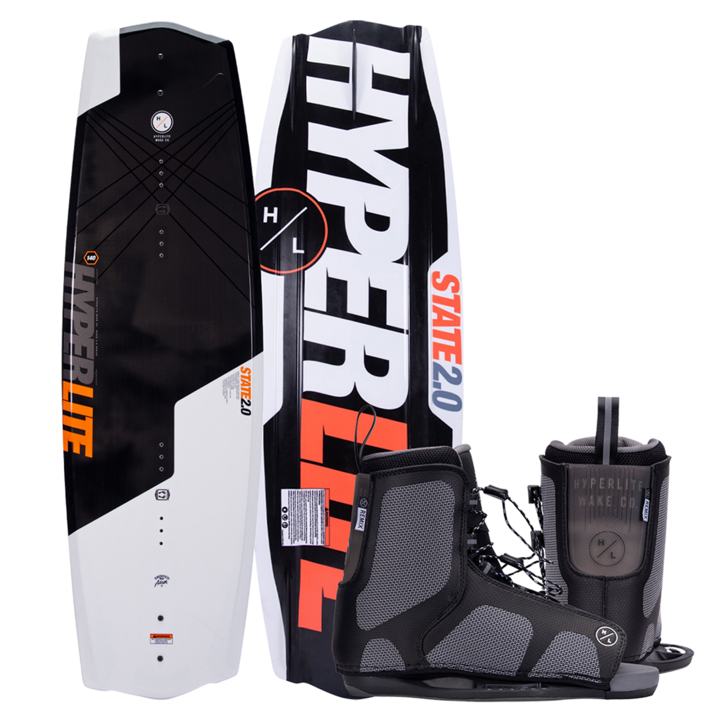 Hyperlite State 2.0 Wakeboard 2025 w/ Remix Boots