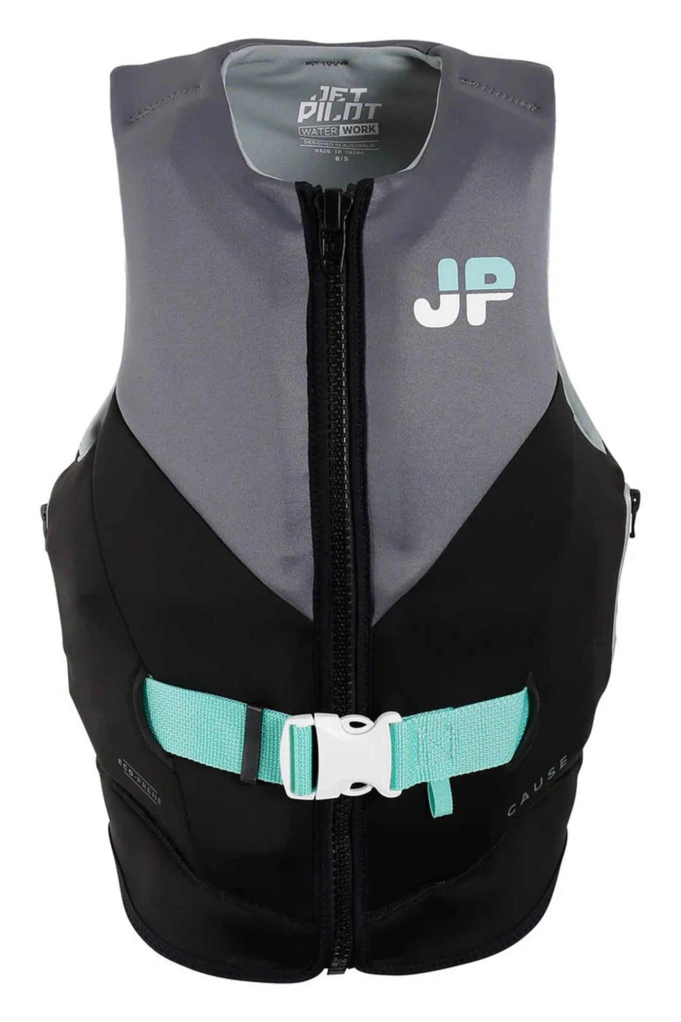 Jetpilot Cause S-Grip Life Jacket - Black/Charcoal