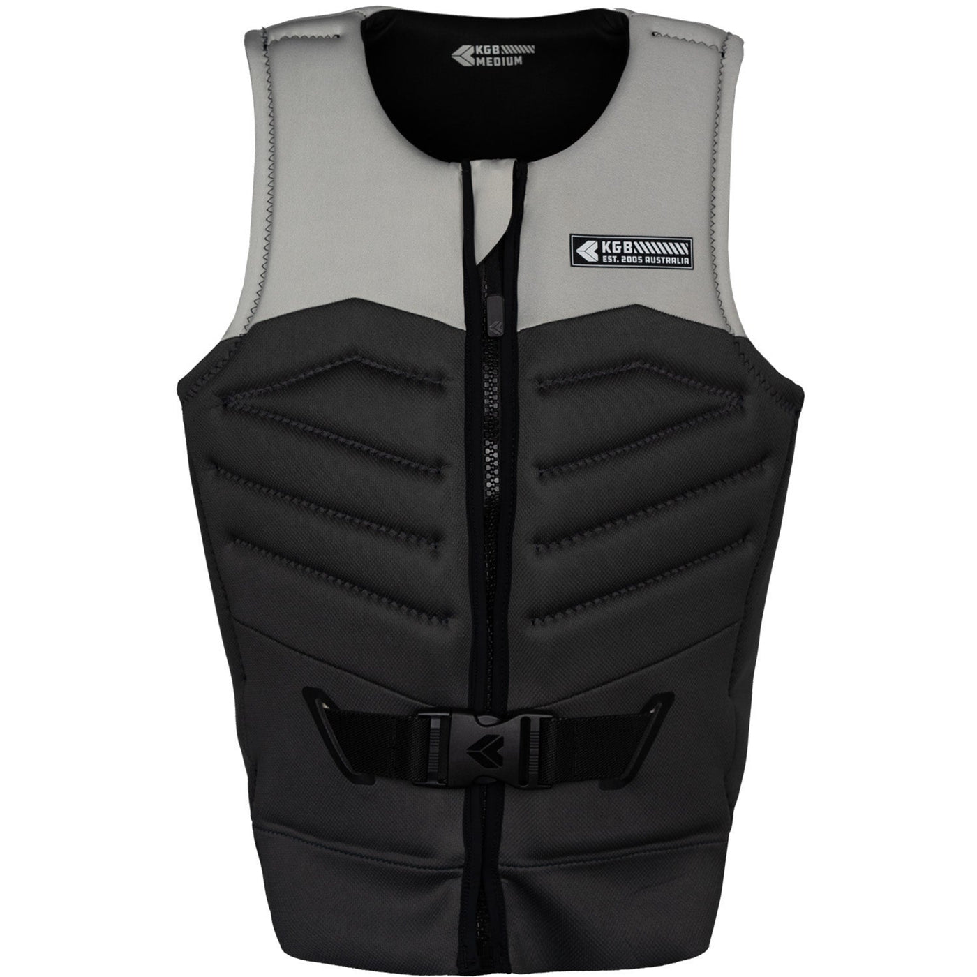 KGB Control Life Jacket - Platinum/Charcoal
