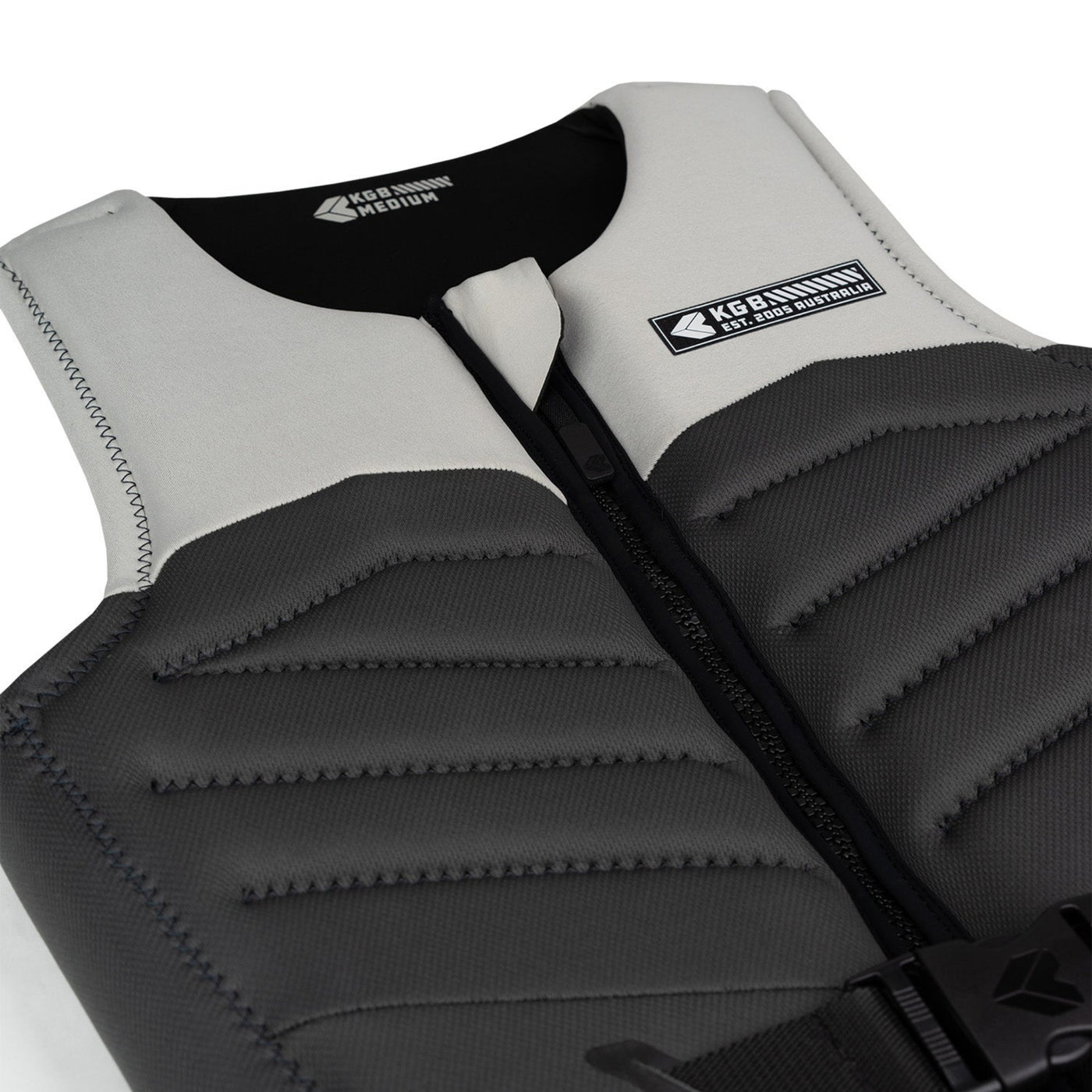 KGB Control Life Jacket - Platinum/Charcoal
