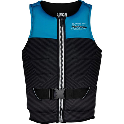 KGB Teen Tempo Life Jacket - Electric Blue/Charcoal/White
