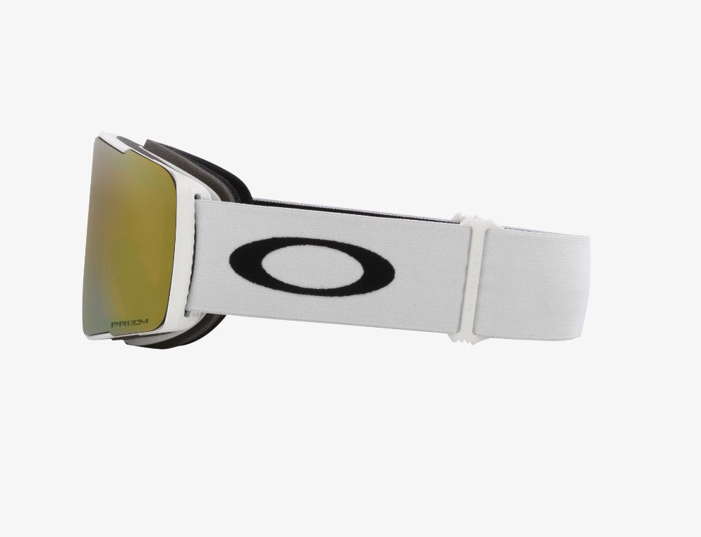 Oakley Line Miner Pro - White, Prizm Sage Gold Iridium + Prizm Snow Sapphire Iridium Lens (Large)